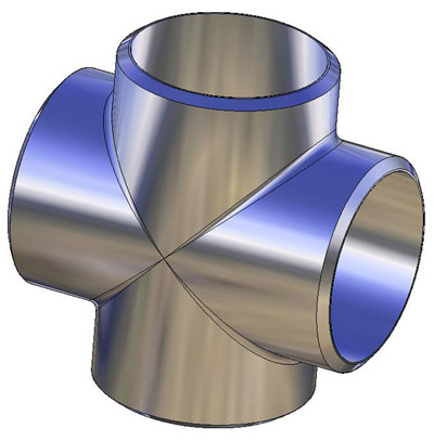 Cruzeta Inox 304 Sch10 - Sch40