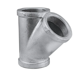 Tê 45 galvanizado